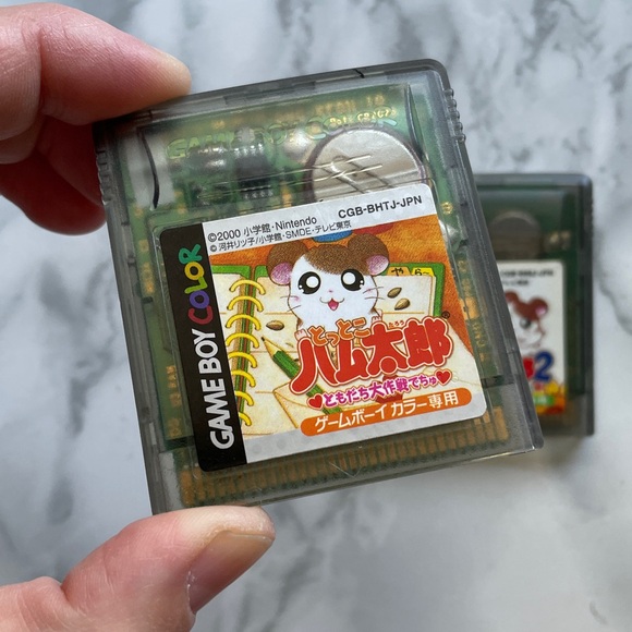 Tottoko Hamtaro Tomodachi Daisakusen 1& 2 (Nintendo Gameboy Color Japanese) - Picture 2 of 7